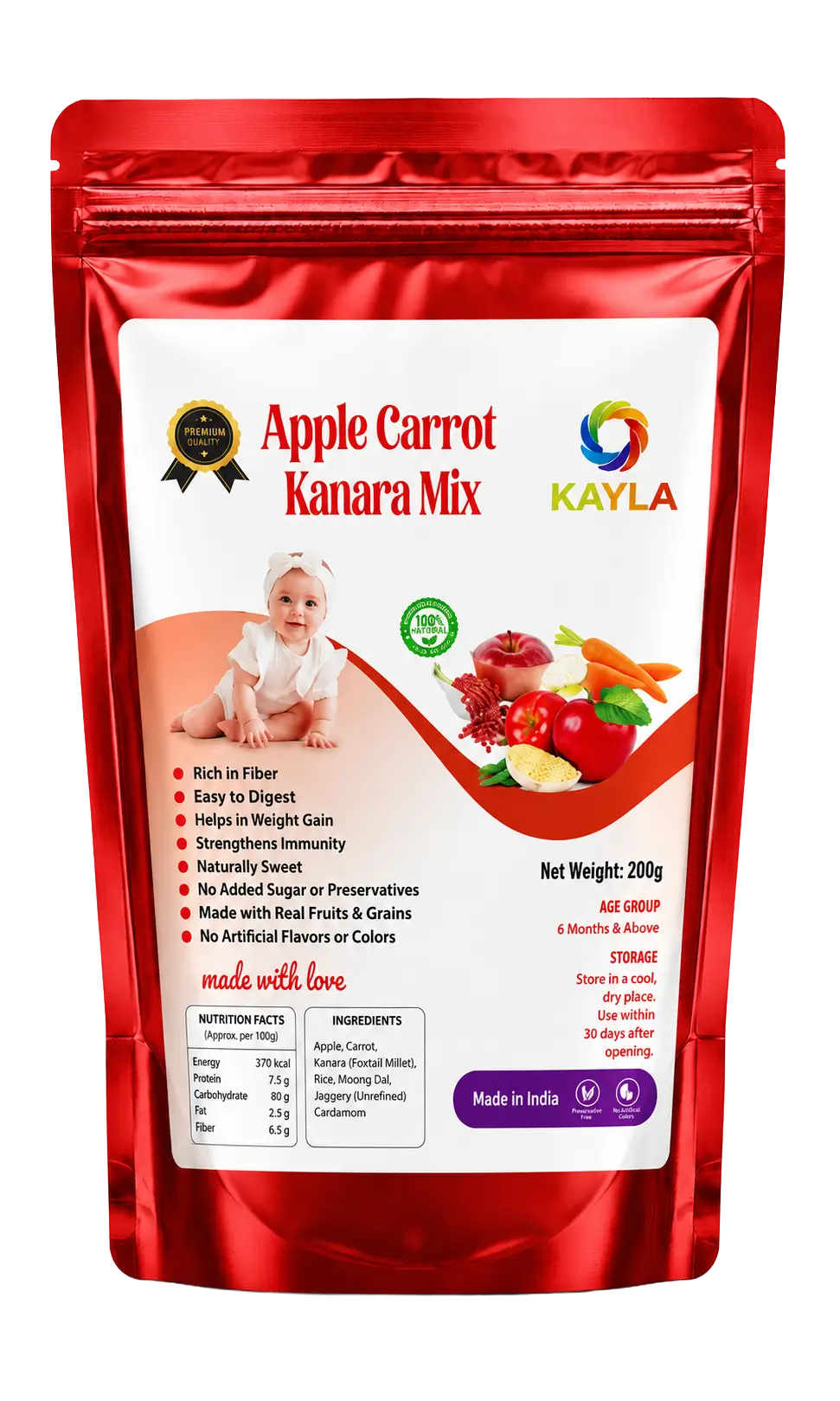 Apple Carrot Navara Mix