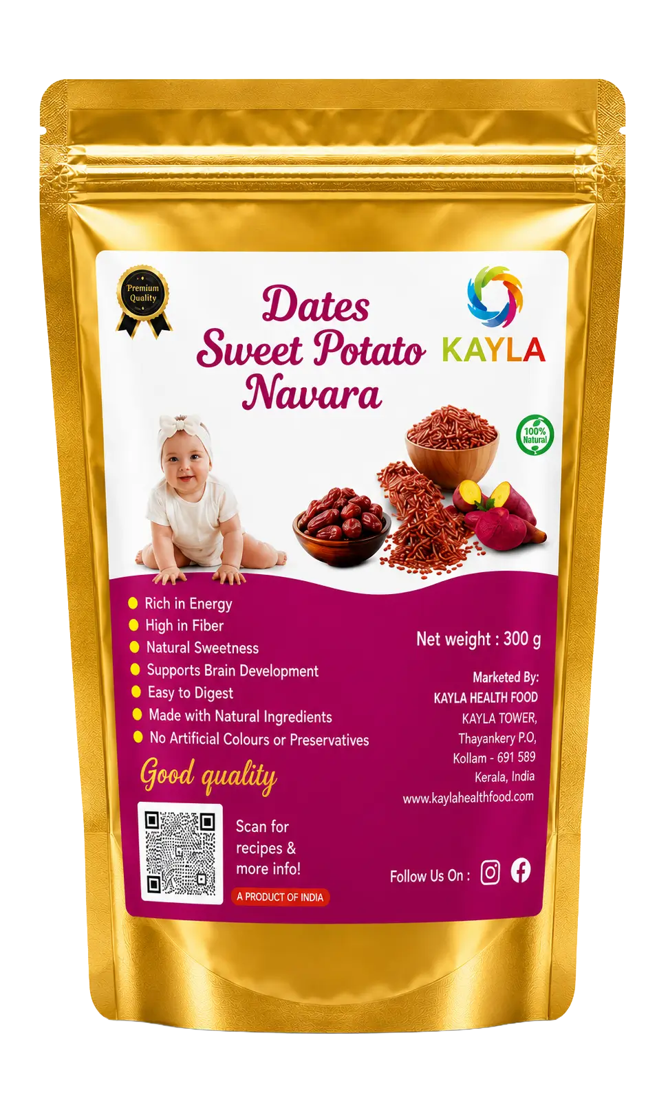 Dates Sweet Potato Navara Mix
